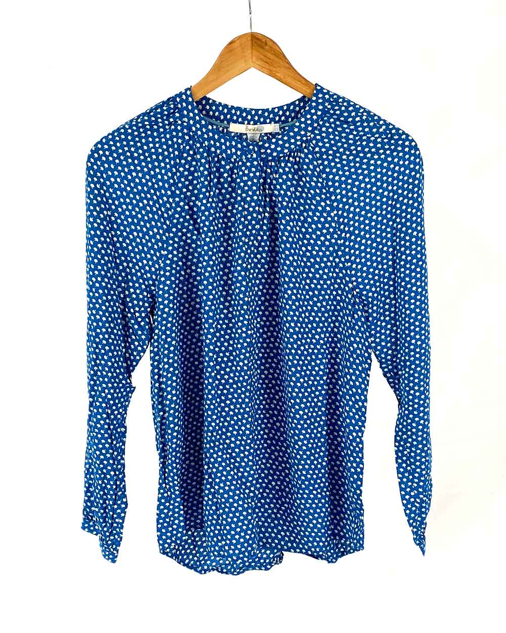 Boden Blue Patterned Blouse UK 10