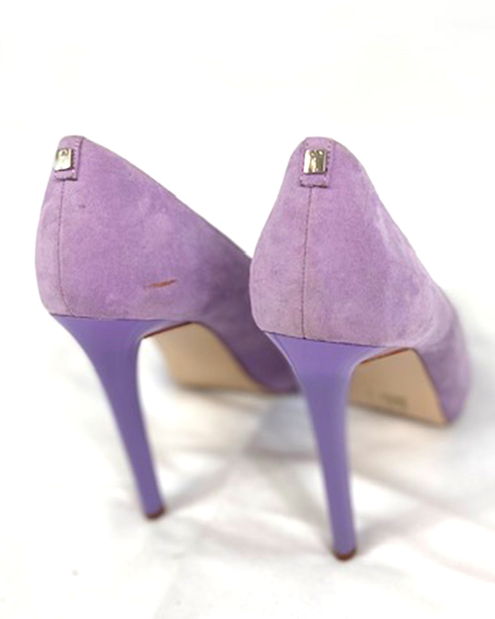 Faith Lilac Suede Shoes UK 8