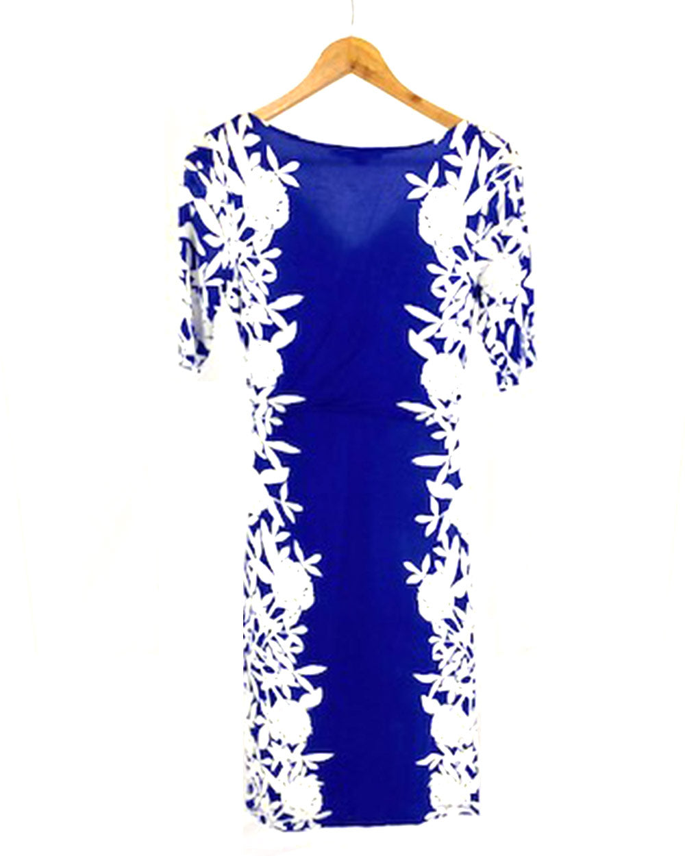 Boden Blue Patterned Dress UK 10