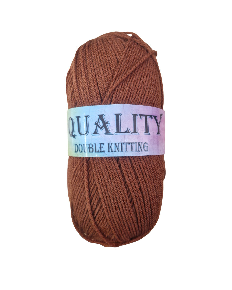 Single Ball Quality Yarn DK Wool 16 Chestnut Brown