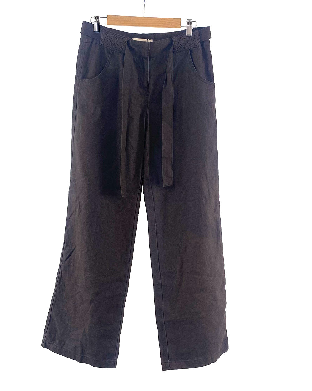 RJR Rocha John Rocha Linen Pants. Kaki / brown colored. Size W32 - L30 –  EcoGents