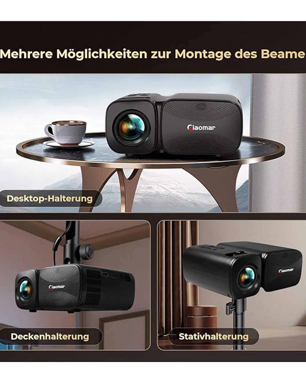 Giomar Movie Projector Home Theatre C11 Model