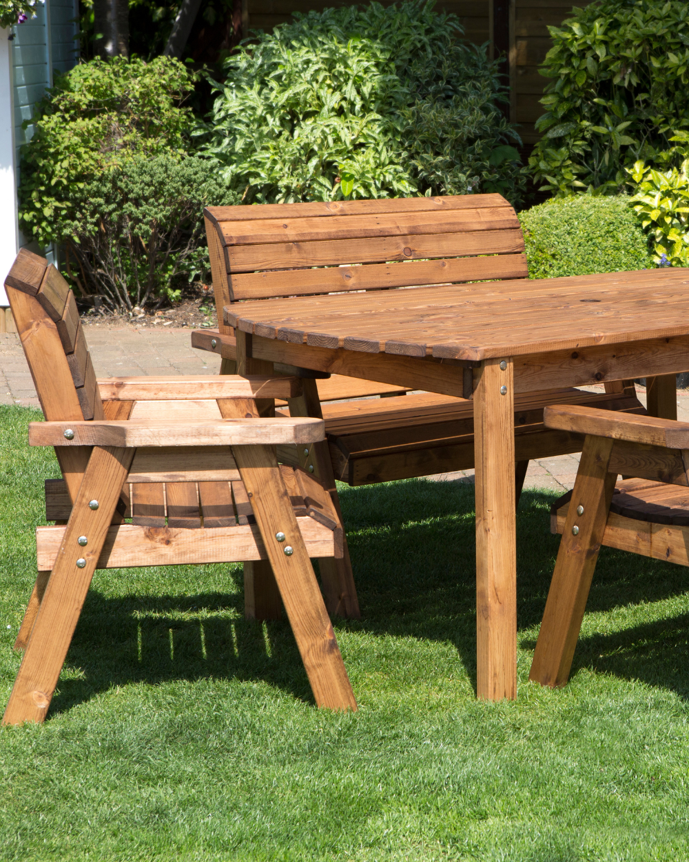 Charles Taylor Six Seat Table Set Green Accessories HB14G