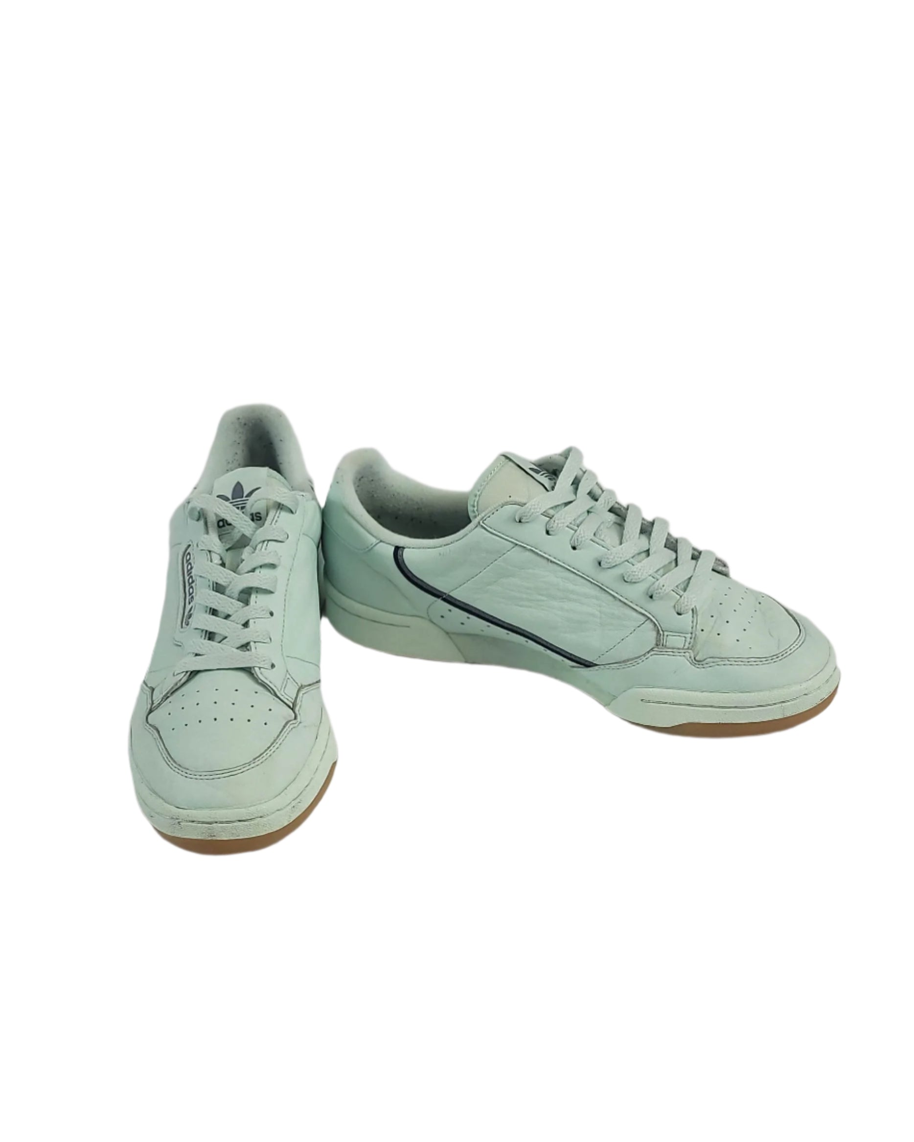 Adidas Continental Trainers Mint Green Size
