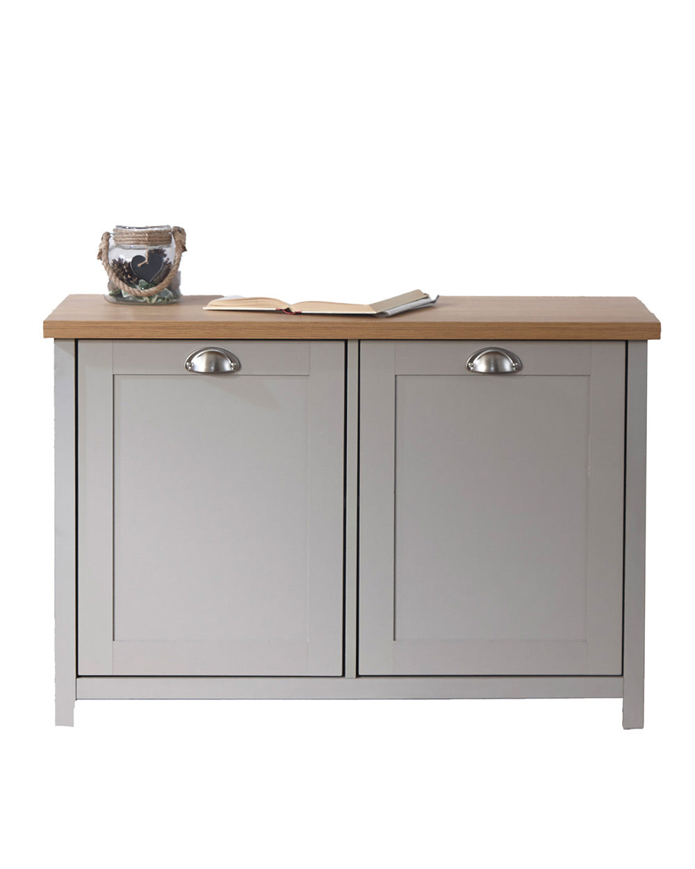 Lancaster Shoe Storage Cabinet Grey
