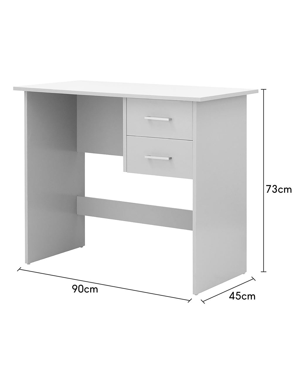 measurement photo of the desk