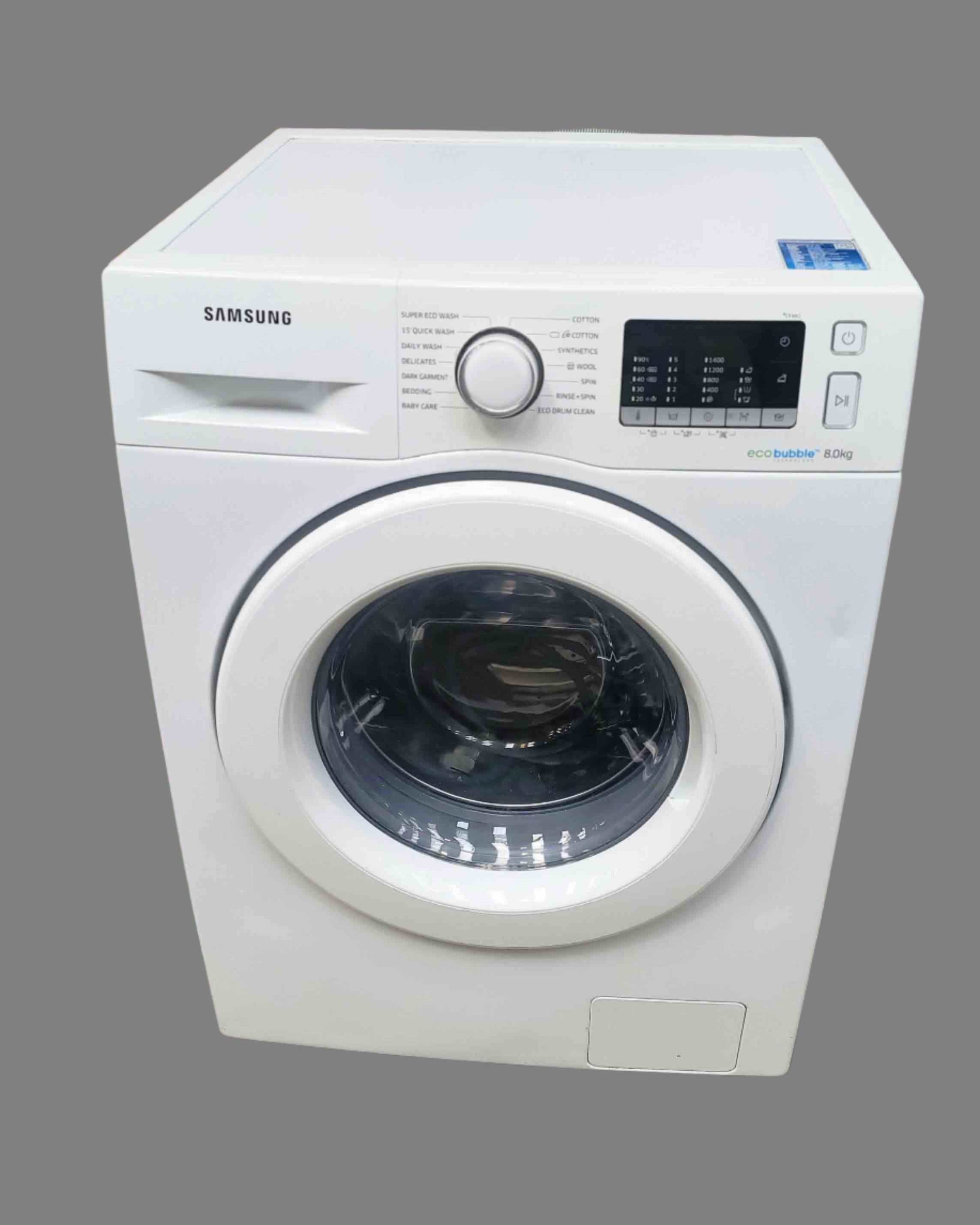 SAMSUNG 8kg White Washing Machine 
