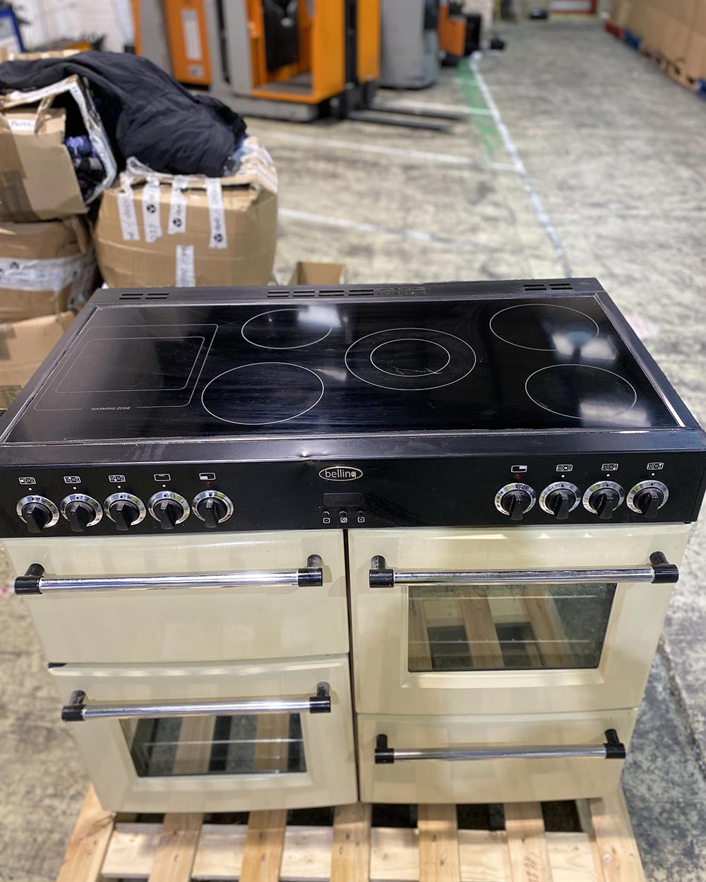 belling 110 electric range cooker