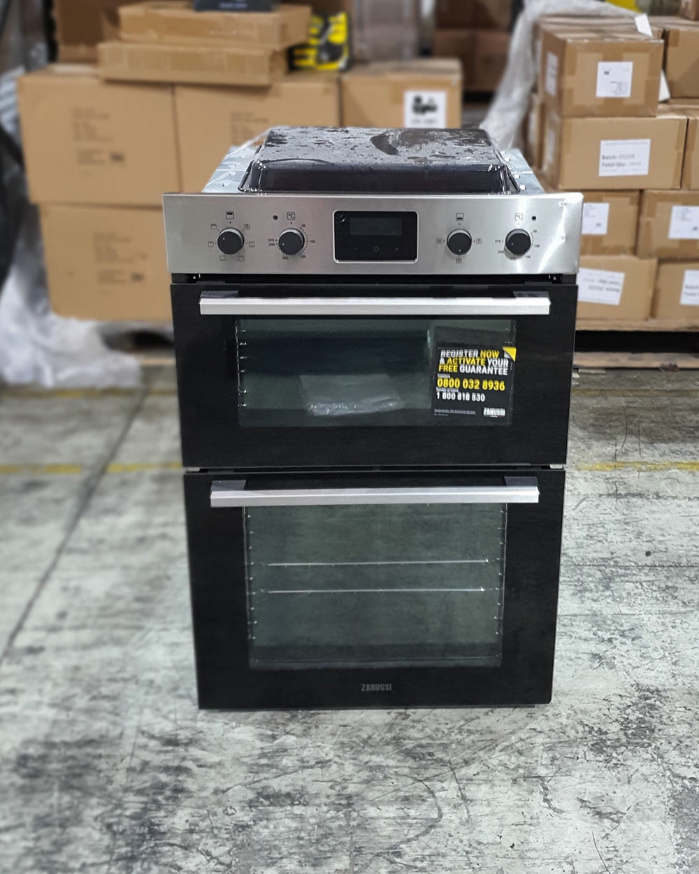 Zanussi Integrated Double Oven ZKH7146J