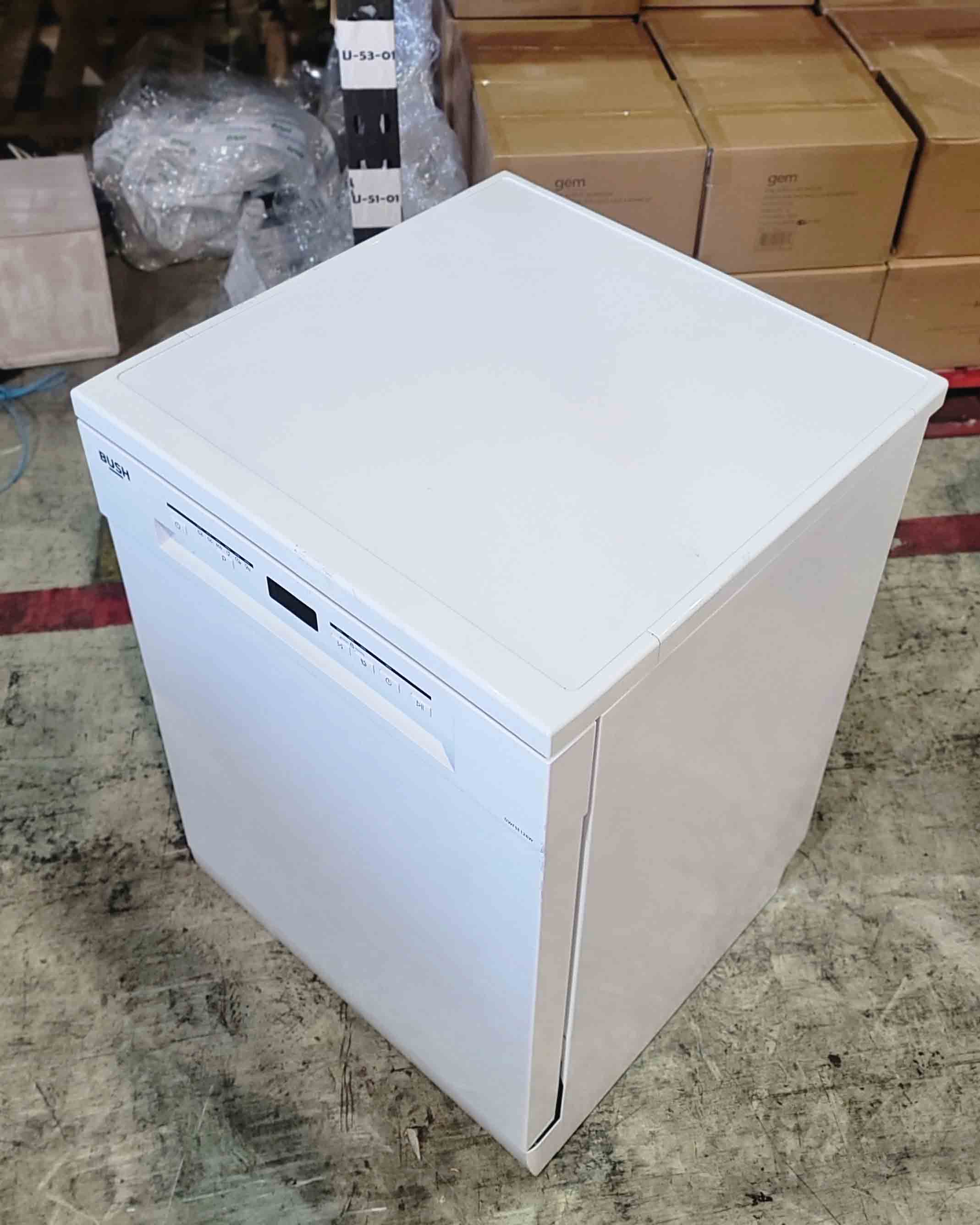 Bush Dishwasher White DWFSE126W