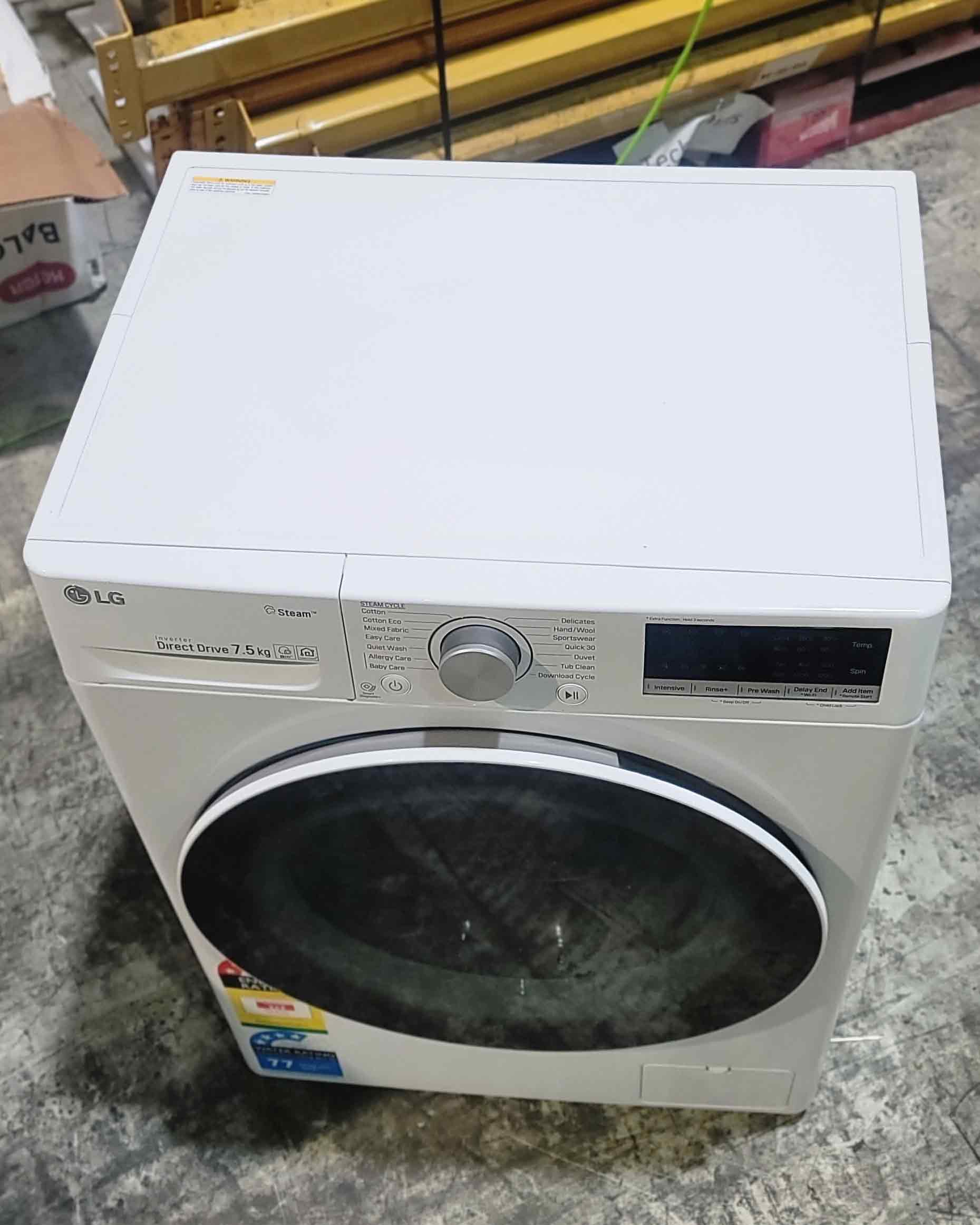 Washing Machine LG 7.5kg White WV51275W