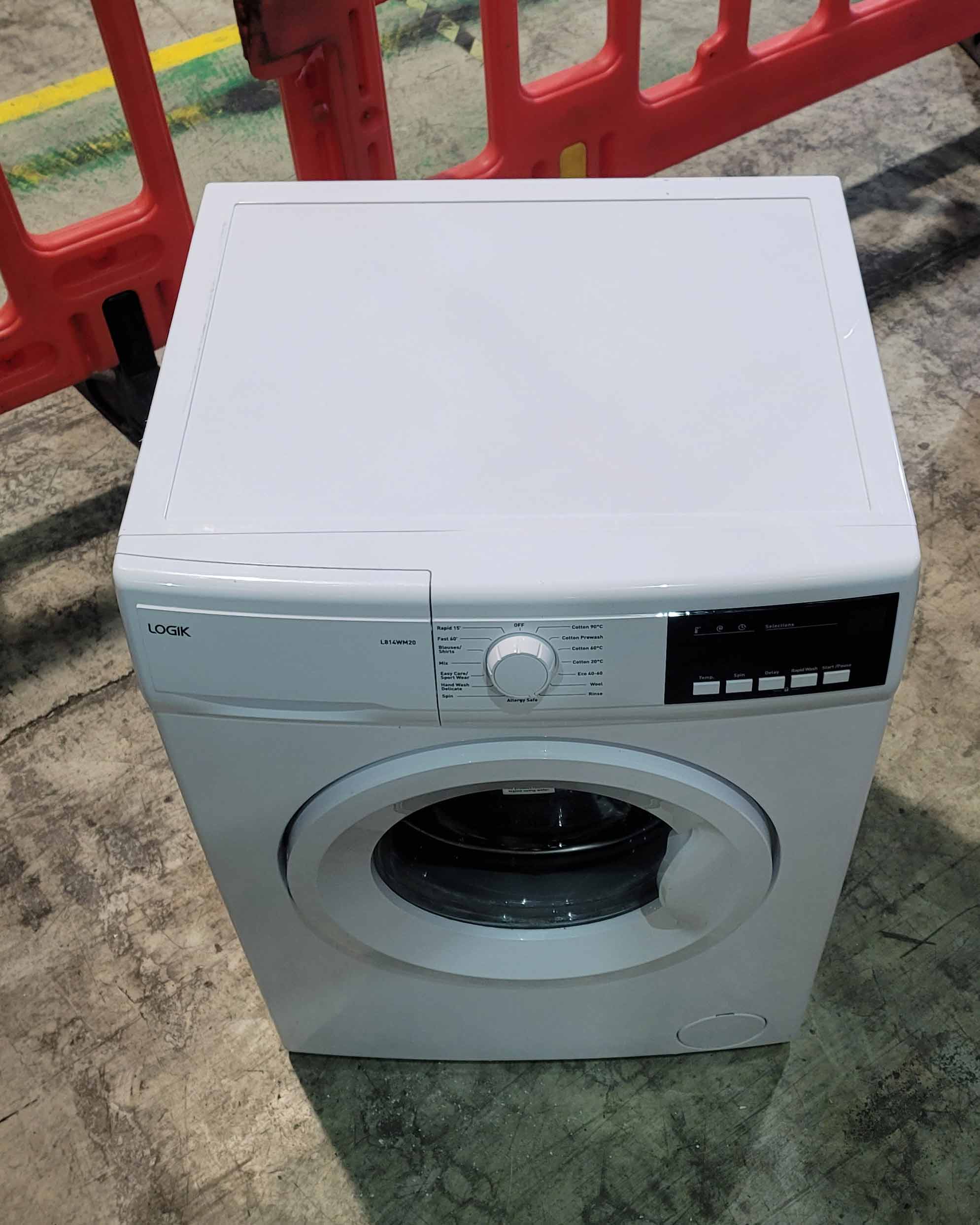 Washing Machine Logik 8kg White L814 WM20