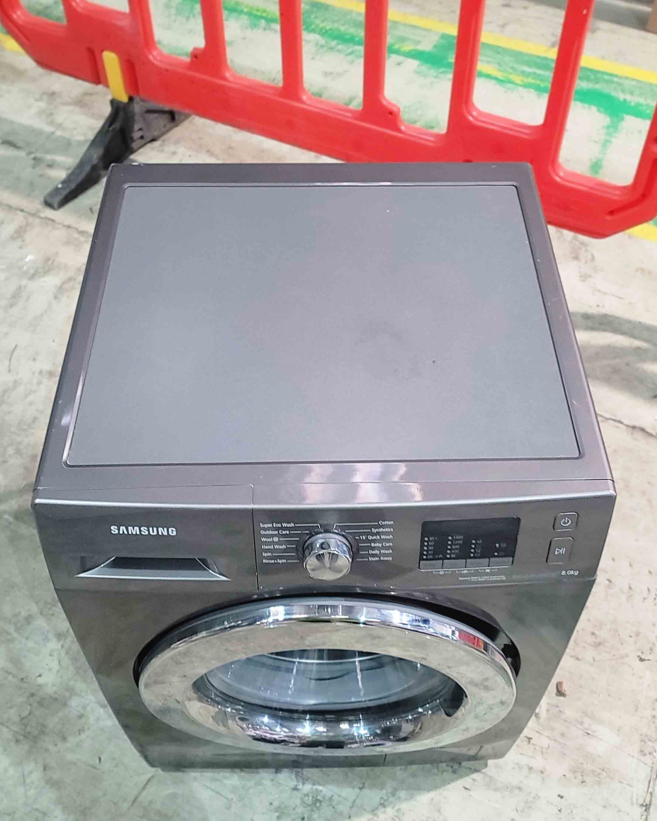 Washing Machine Samsung 8kg Grey  WF80F5E2W4X