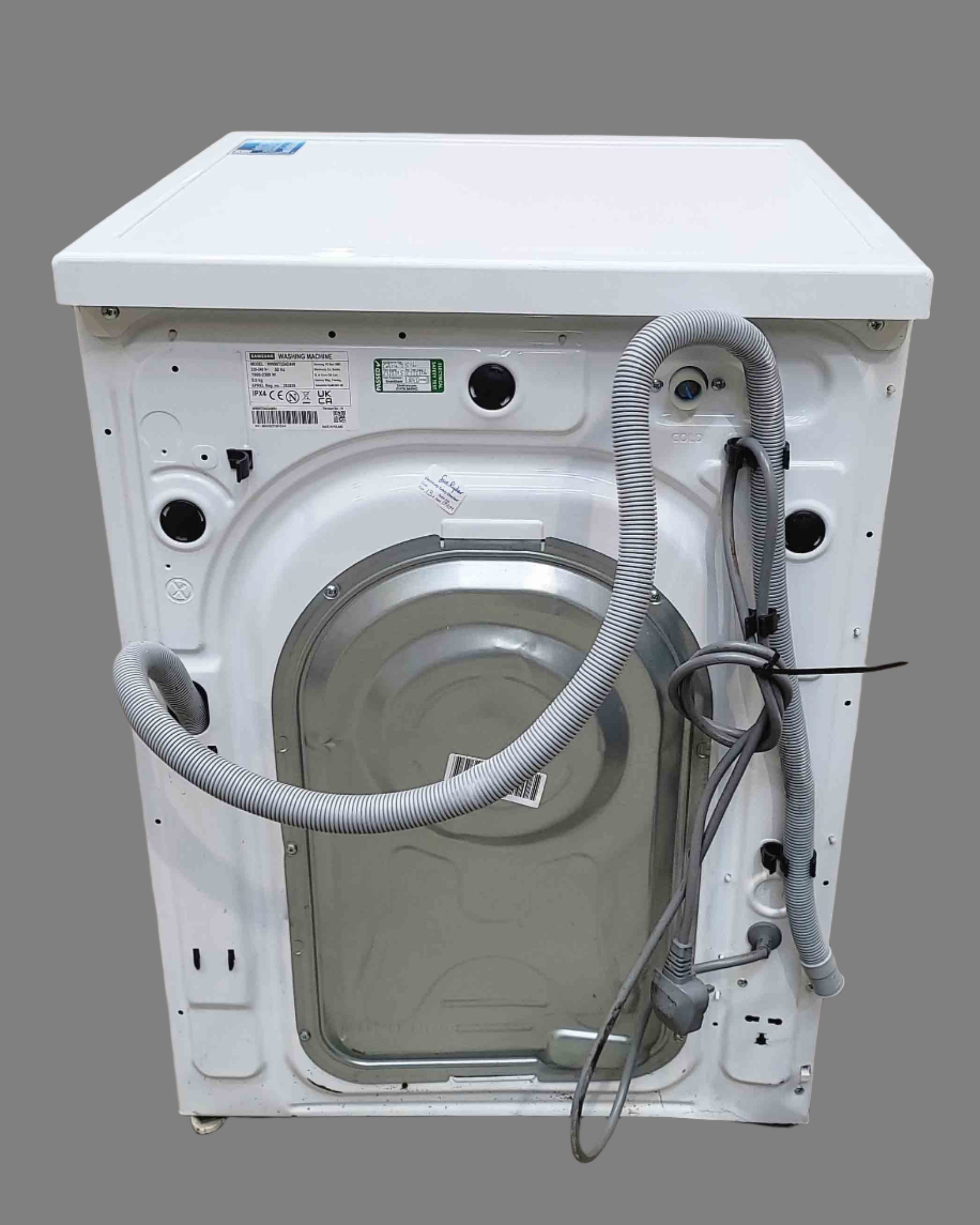 SAMSUNG 9kg Washing Machine White ww90t554dan