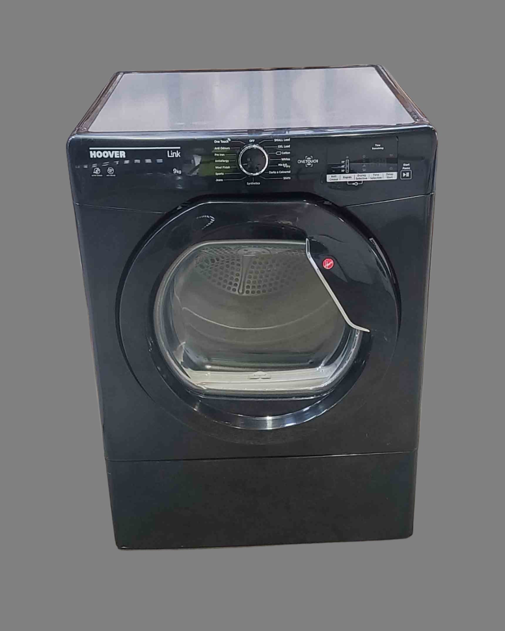 HOOVER Black 9kg Vented Dryer HLV9DGB-80