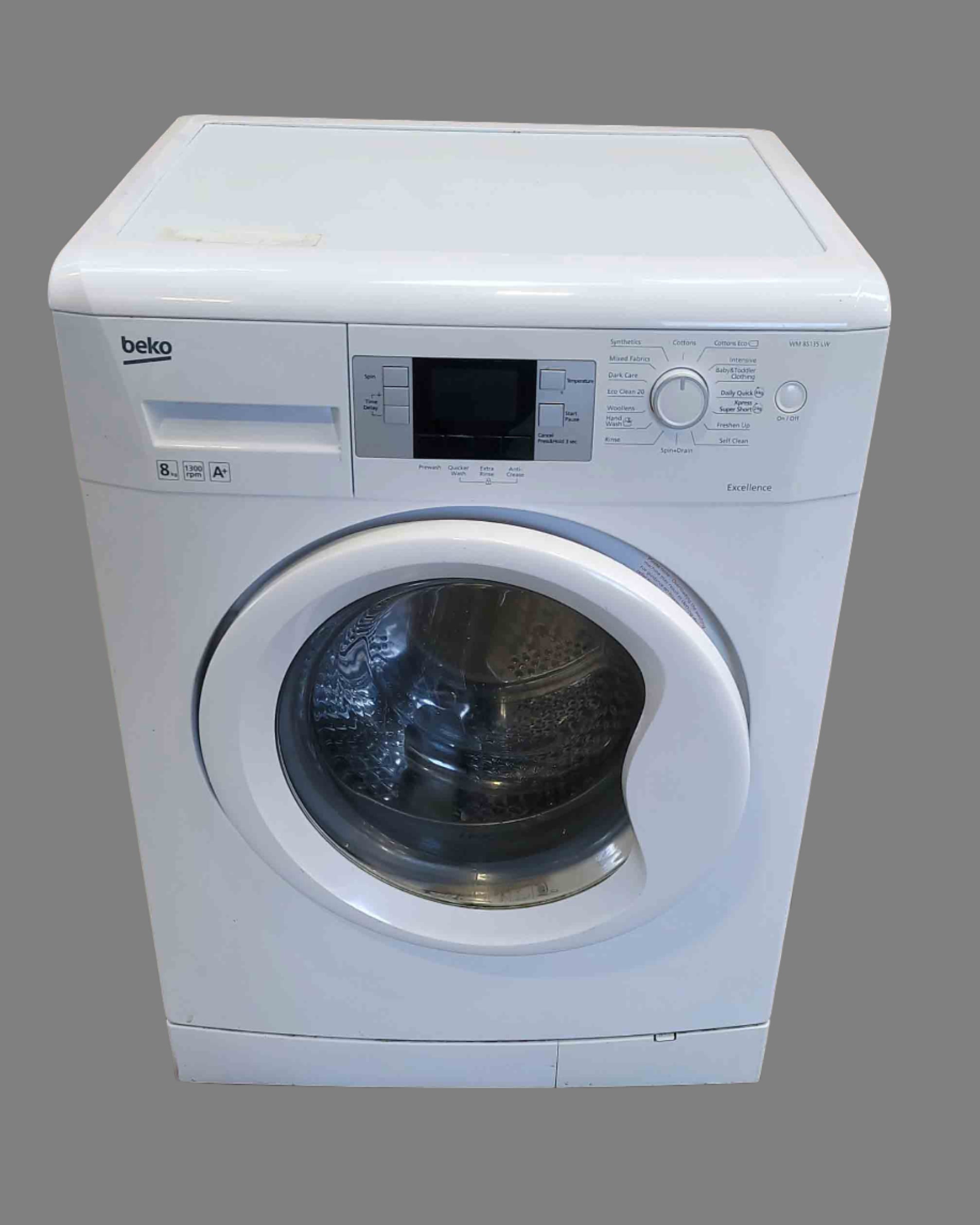 BEKO Washing Machine WM85135LW 8kg White