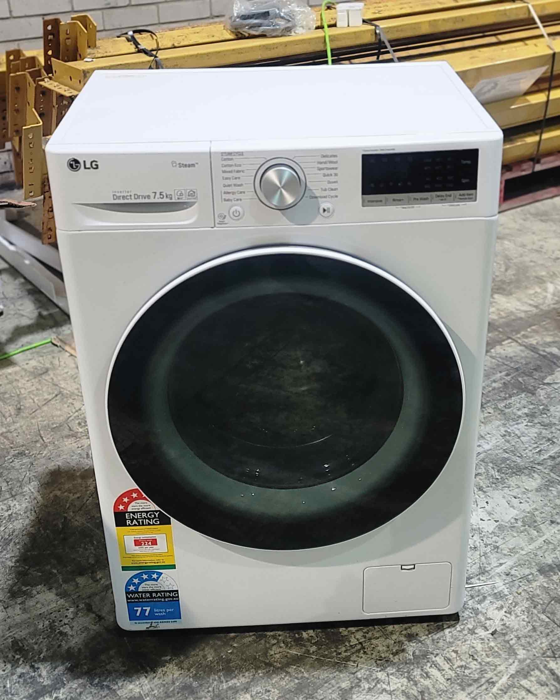 Washing Machine LG 7.5kg White WV51275W