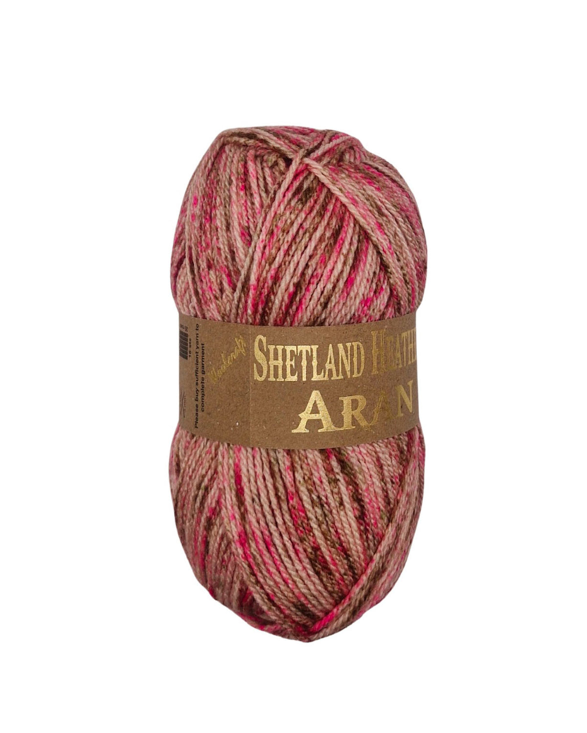 Woolcraft Shetland Heather Aran Wool 100g