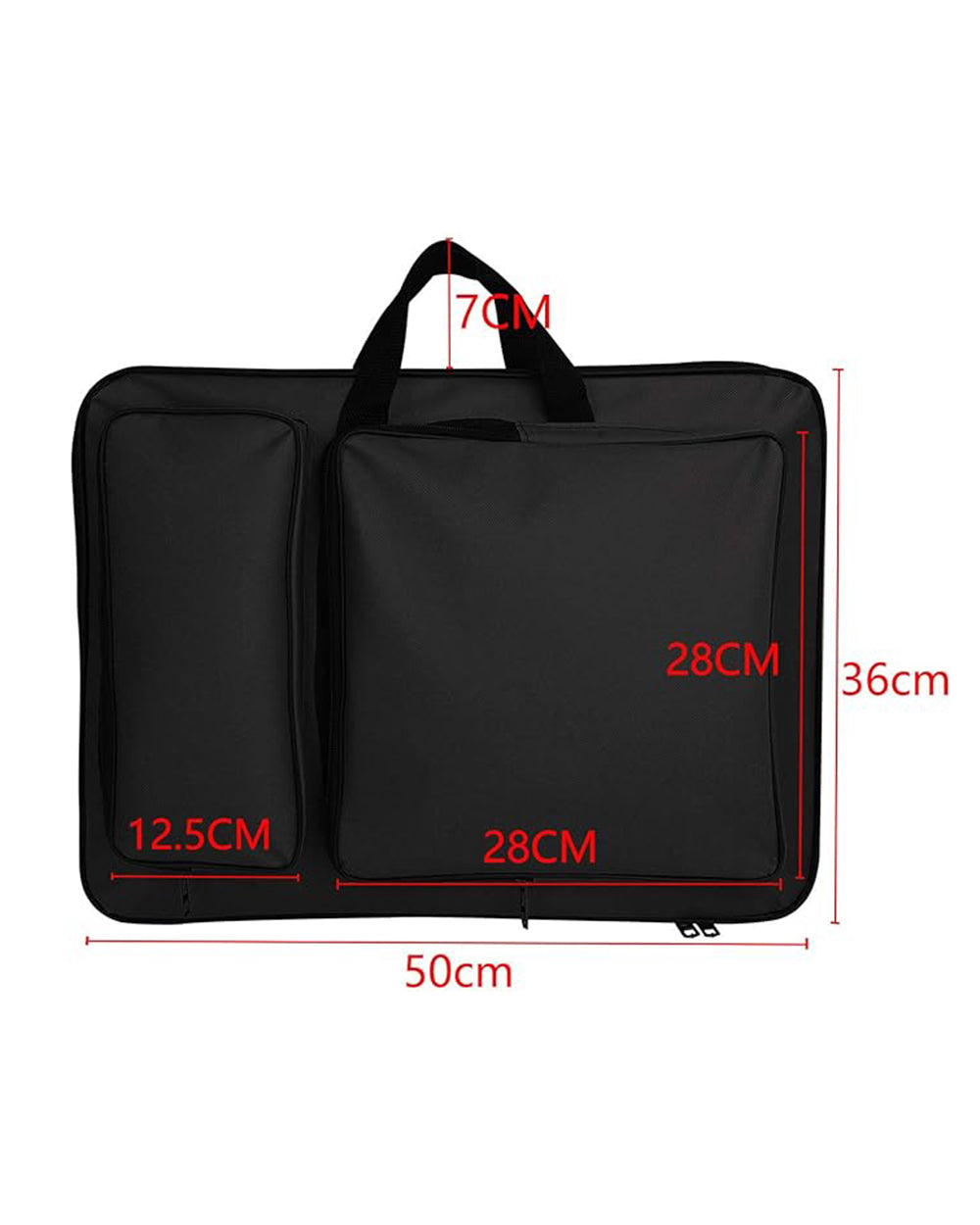 Portable Art Portfolio A3 Carry Case Black