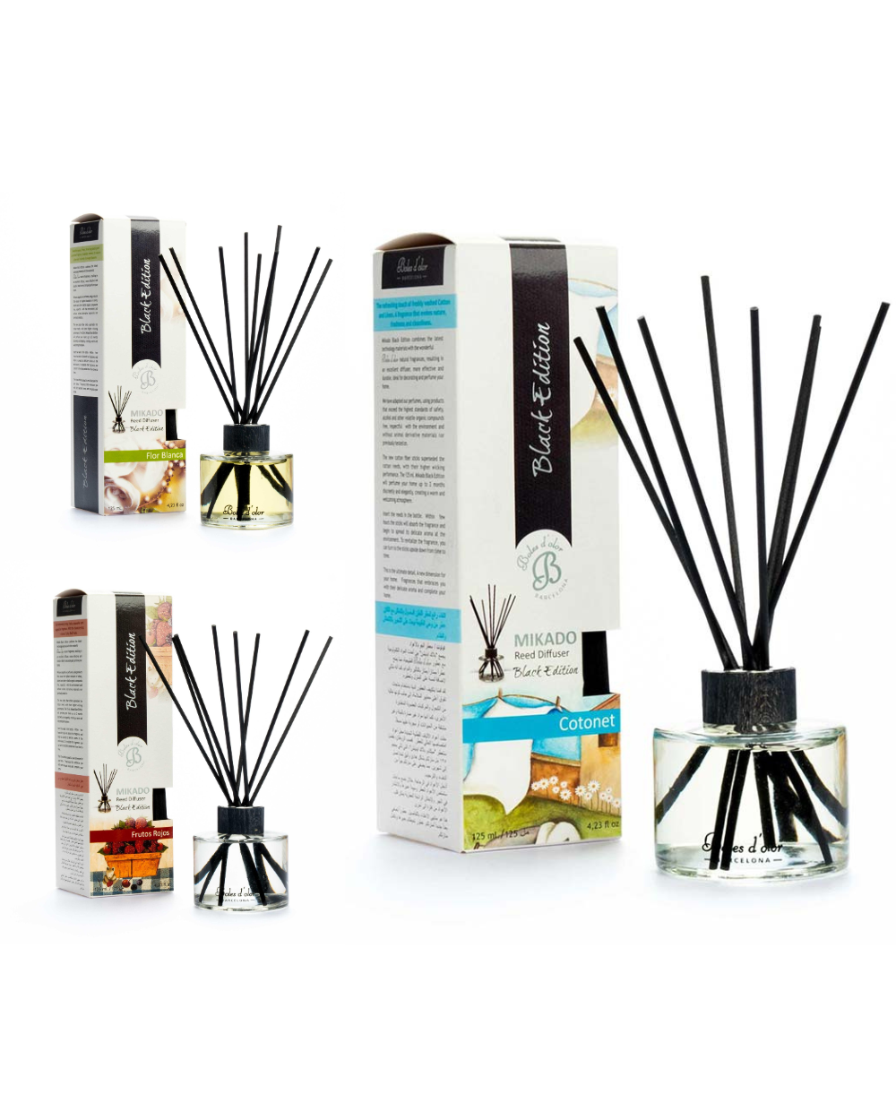 Boles d'olor Black Edition Reed Diffuser 125ml
