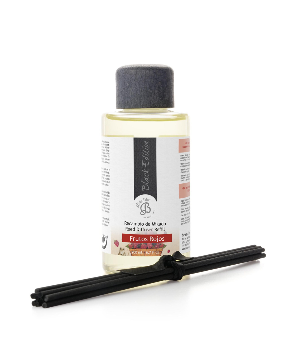 Boles d'olor Black Edition Reed Diffuser Refill 200ml