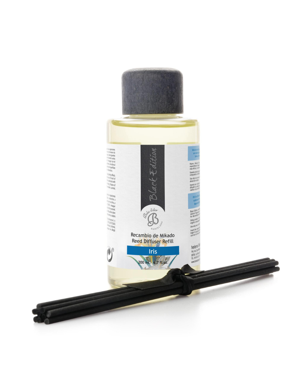 Boles d'olor Black Edition Reed Diffuser Refill 200ml
