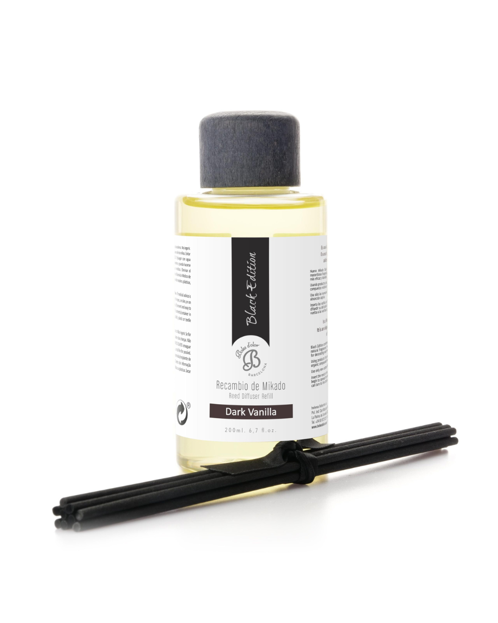 Boles d'olor Black Edition Reed Diffuser Refill 200ml