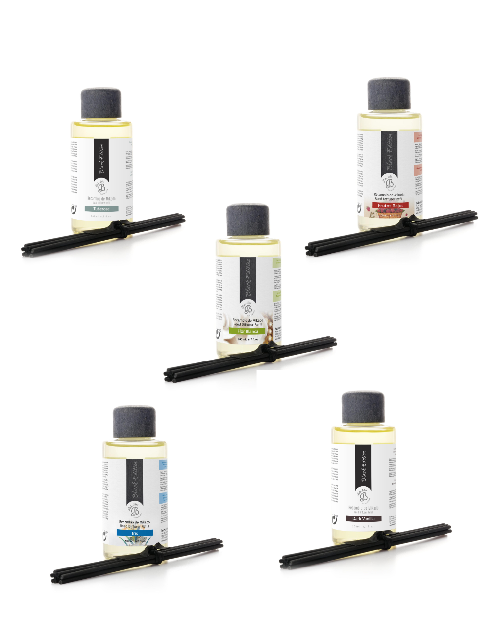 Boles d'olor Black Edition Reed Diffuser Refill 200ml