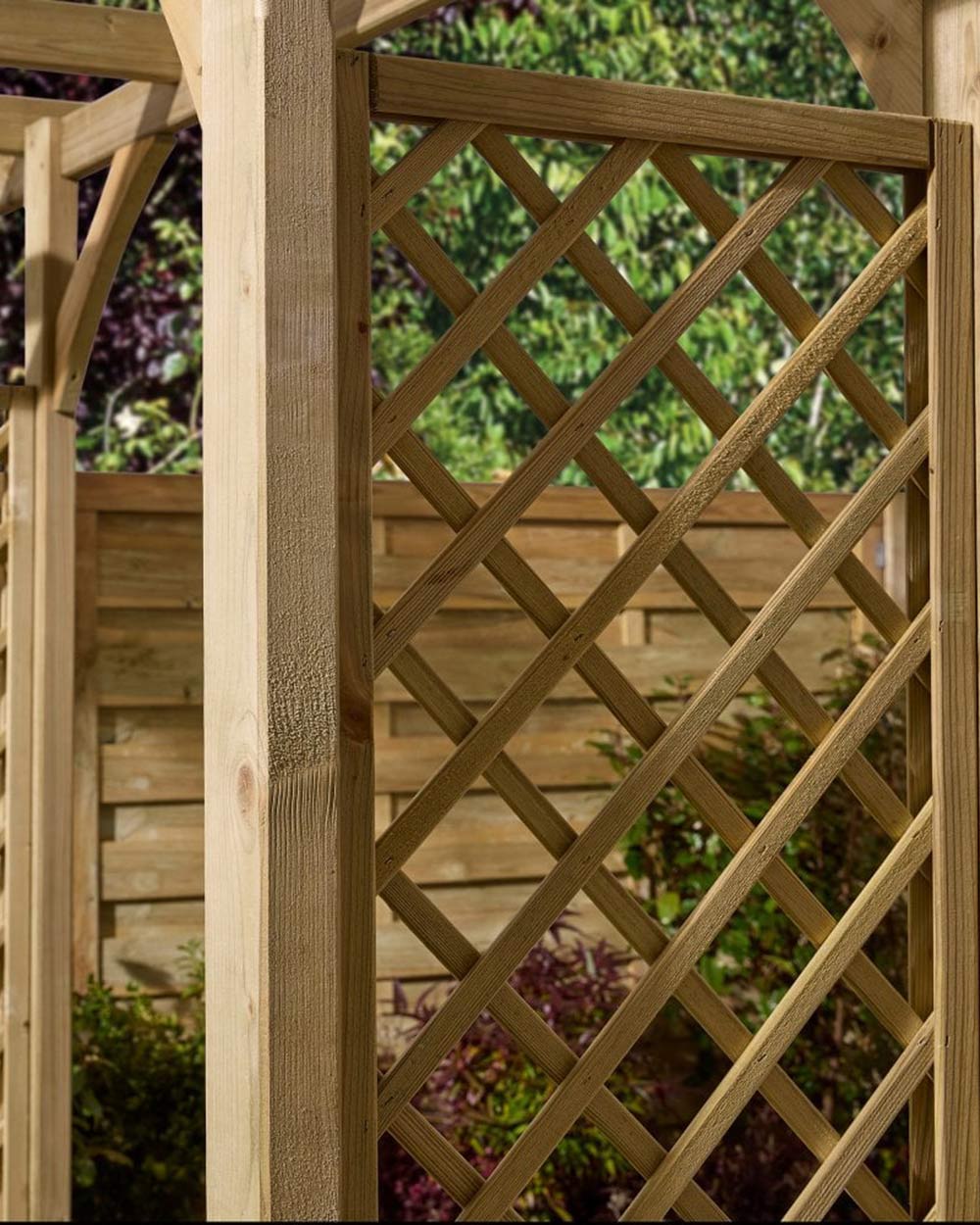 Wide Garden Arch Broadway Pergola Rowlinson