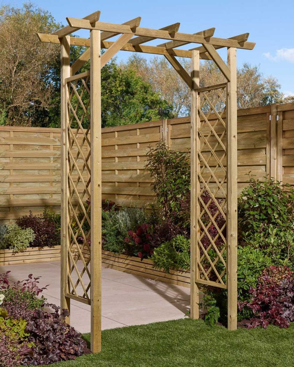 Wooden Garden Archway Cherington Rowlinson 10 Year Guarantee