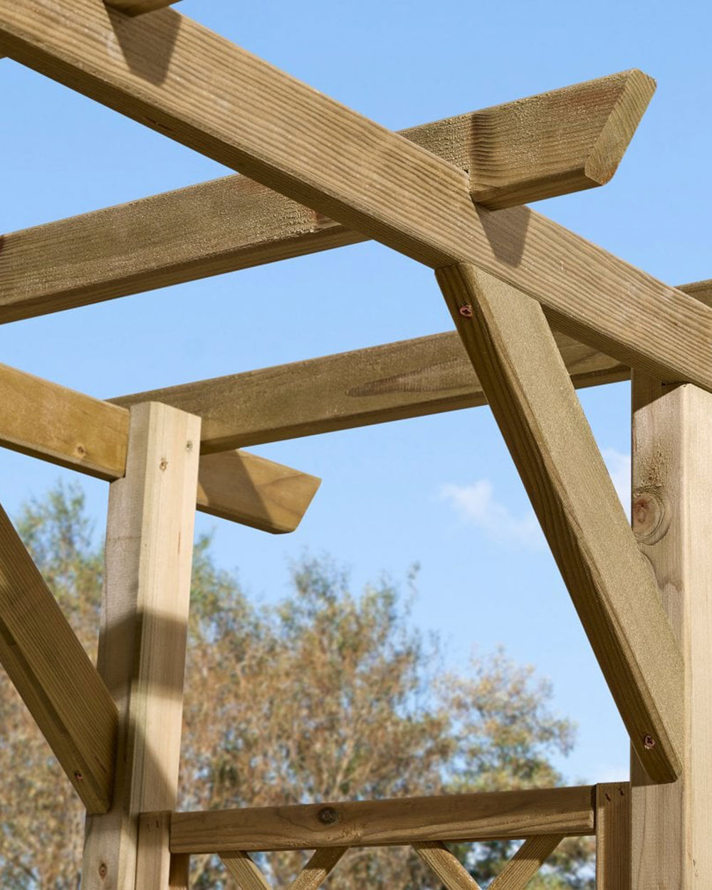 Wooden Garden Archway Cherington Rowlinson 10 Year Guarantee