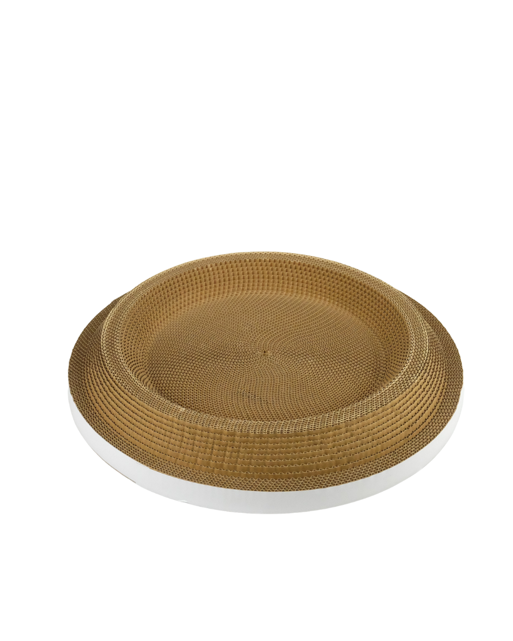 2 in 1 Cat Scratch Bed  Round Corrugated Cardboard Refill 50cm