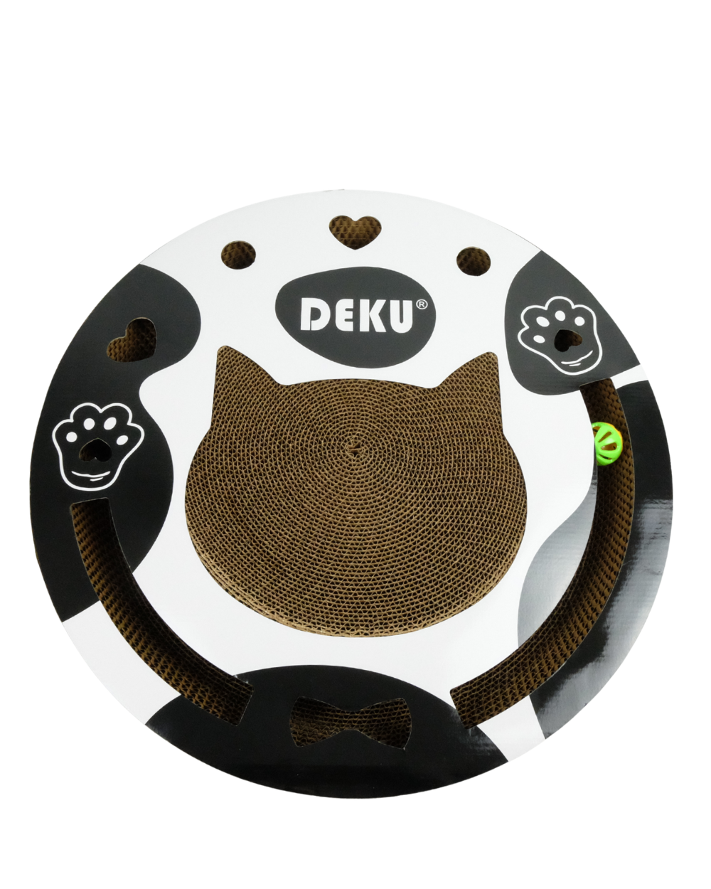 2 in 1 Cat Scratch Bed  Round Corrugated Cardboard Refill 50cm
