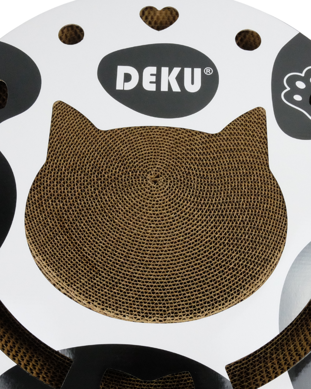 2 in 1 Cat Scratch Bed  Round Corrugated Cardboard Refill 50cm