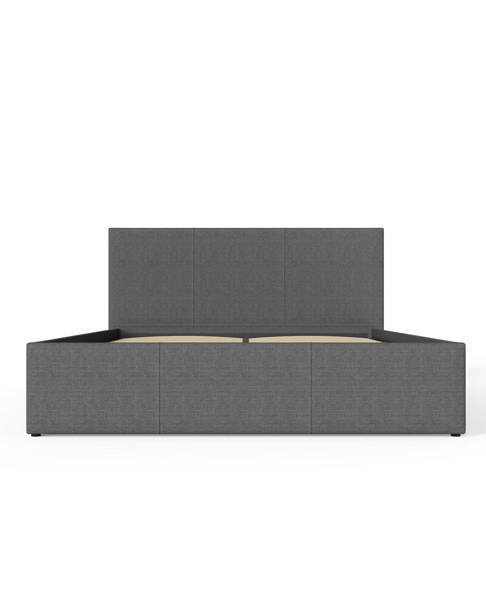 end lift ottoman bed on a white cut out background