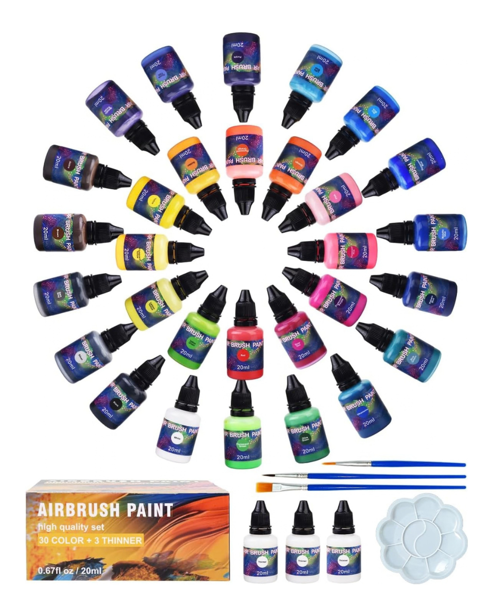 Gocheer Airbrush Paint Set 30 Piece