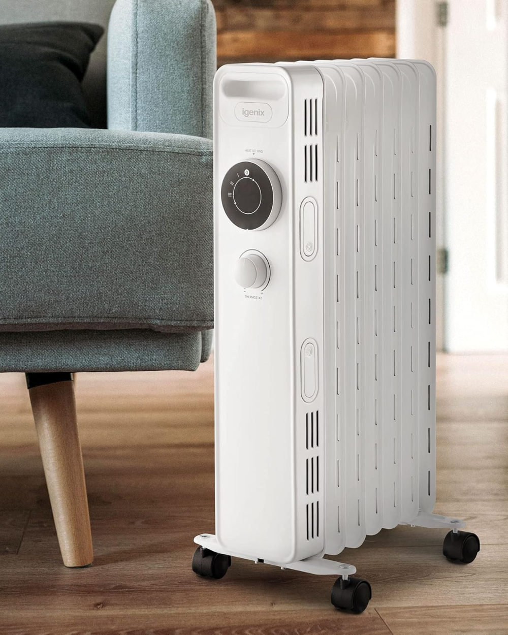 Igenix IG2615 Oil Filled Radiator White