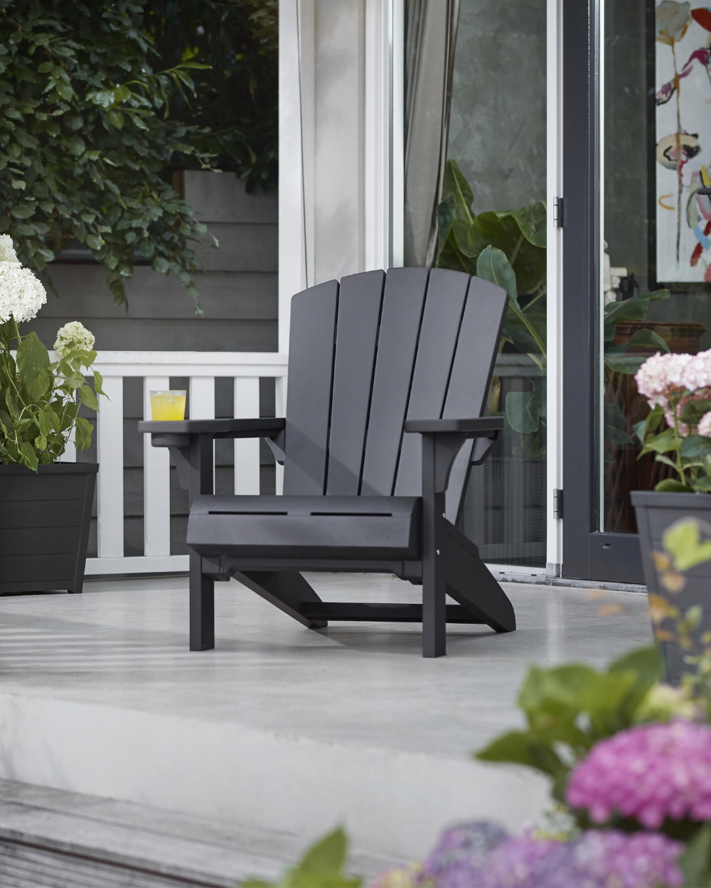 Alpine Adirondack Chair Graphite Keter