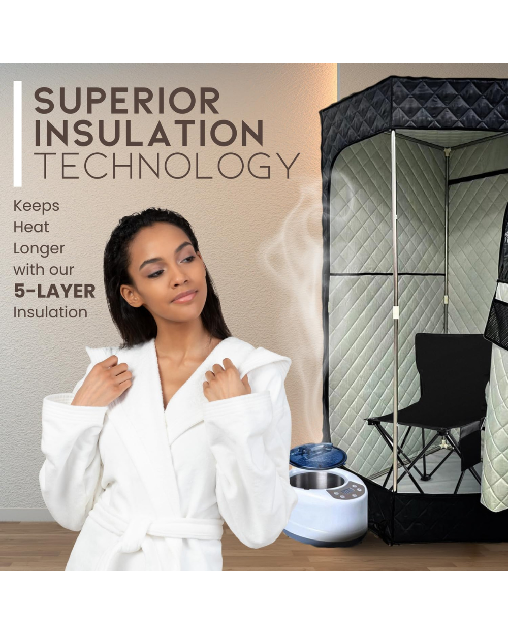 Lux Recover Large Portable Sauna Steam Tent