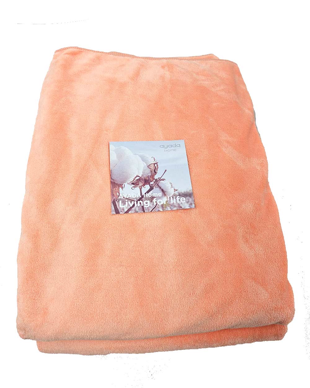 Set Of 2 Bath Towels 100% Microfibre Grapefruit Orange