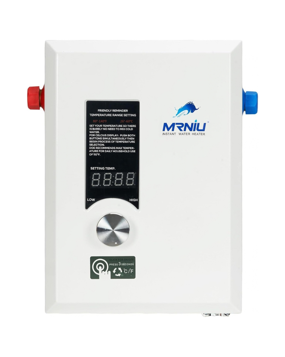 Electric Tankless Water Heater Mrniu 8kW