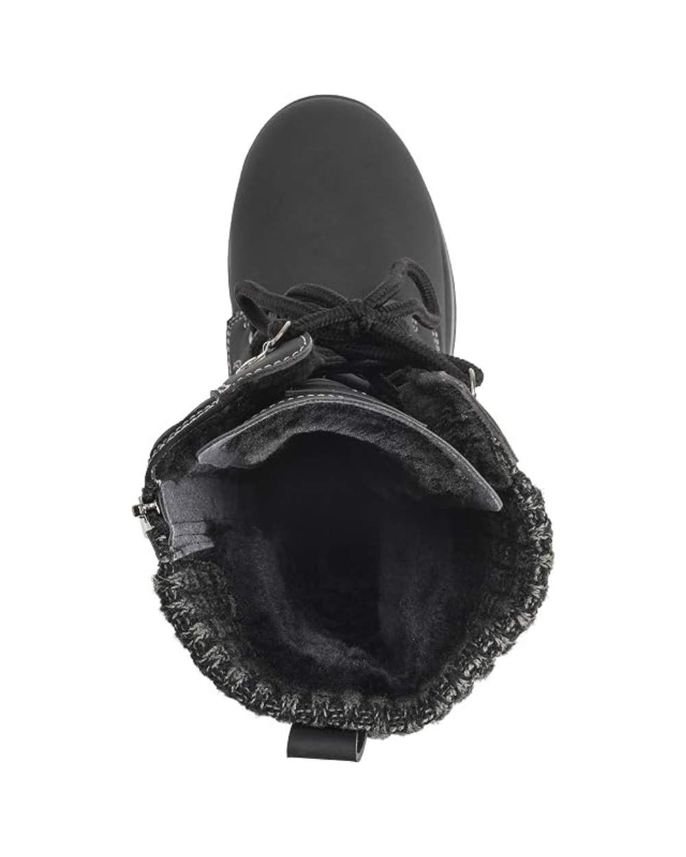 Polar Women's Winter Boots EU 37 UK 4 Black Nylon Quilted Cardy