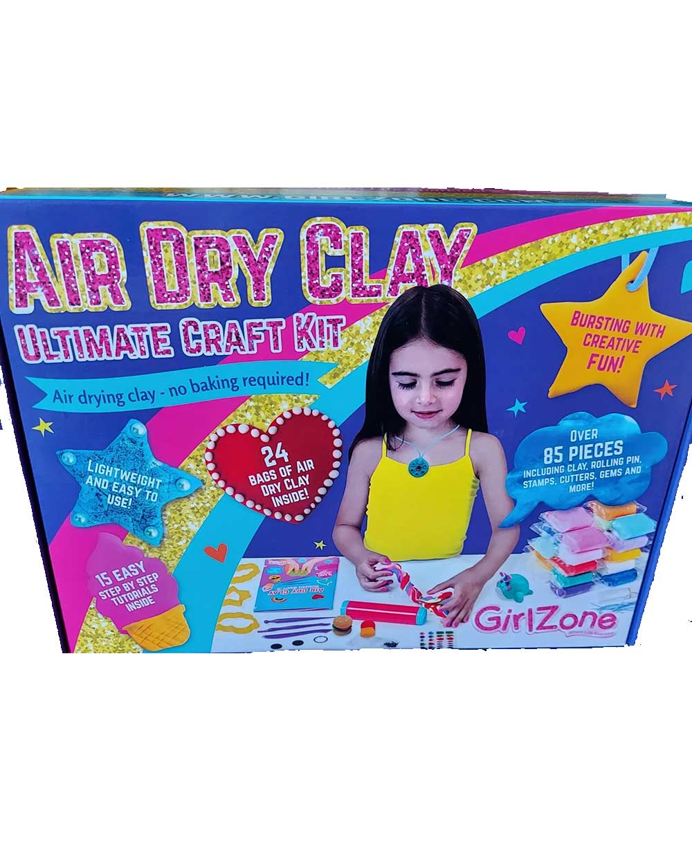 Air Dry Clay Craft Kit Set Over 85 Pieces 4-11 years