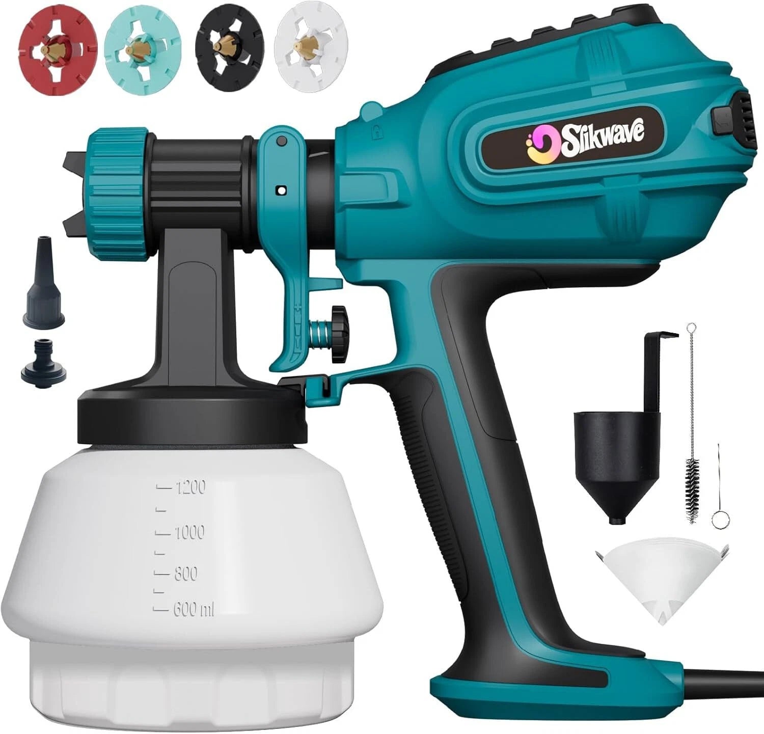 Silkwave Paint Sprayer, 700W HVLP Model Spa 8010 Yellow