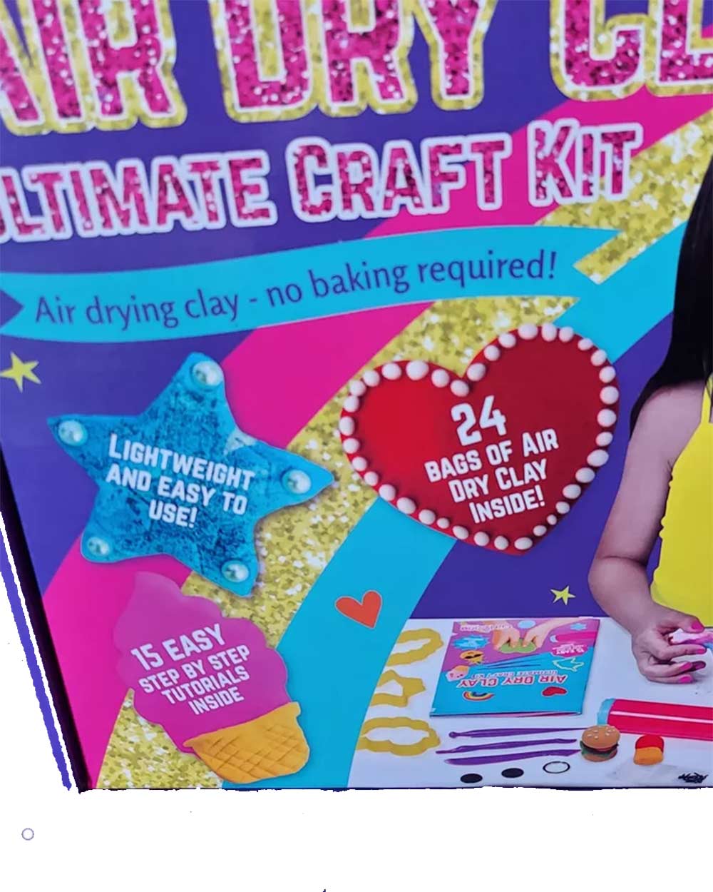 Air Dry Clay Craft Kit Set Over 85 Pieces 4-11 years