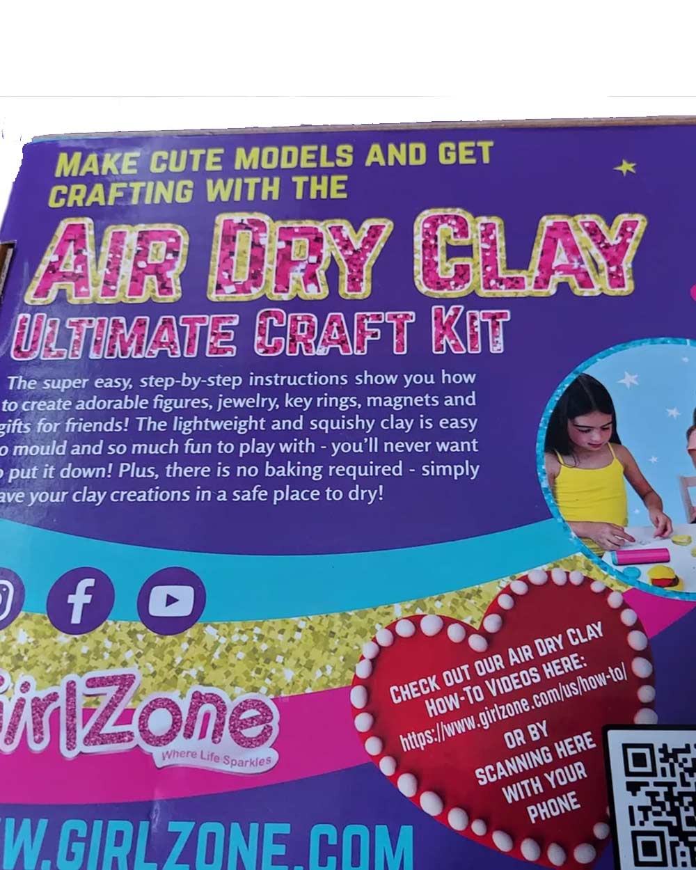 Air Dry Clay Craft Kit Set Over 85 Pieces 4-11 years