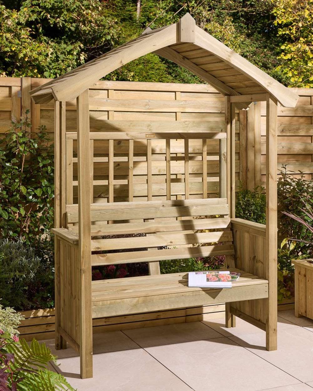 Wooden Sherwood Arbour 10 Year Guarantee Rowlinson