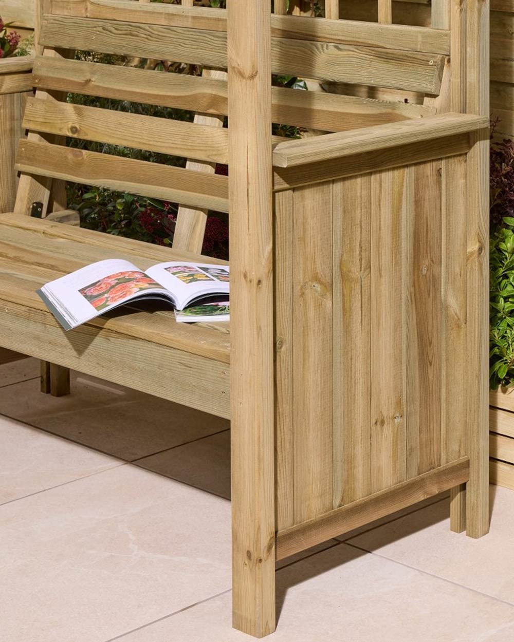 Wooden Sherwood Arbour 10 Year Guarantee Rowlinson