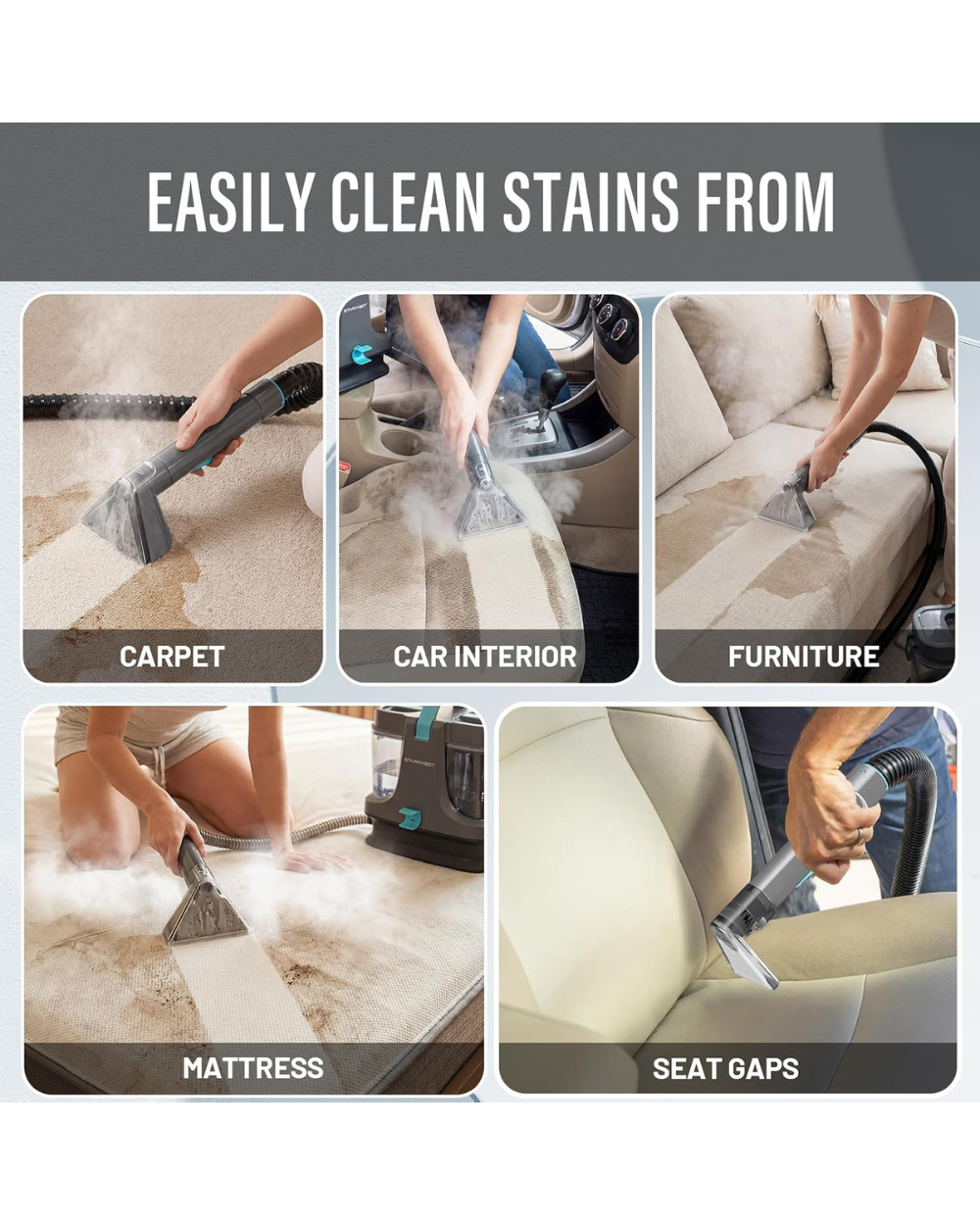 STARRYBOT Portable Spot and Carpet Cleaner Machine