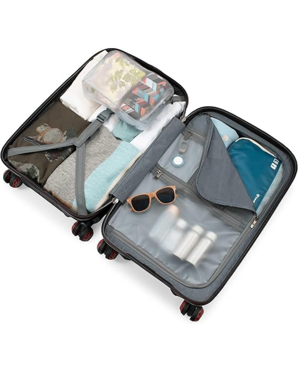 Traveler's Choice Maxporter II 22" Suitcase Luggage Black